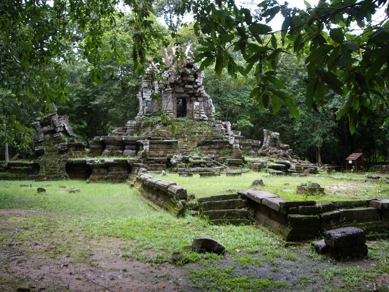Prasat Top West Cambodge temple d'Angkor - Prasat Top East